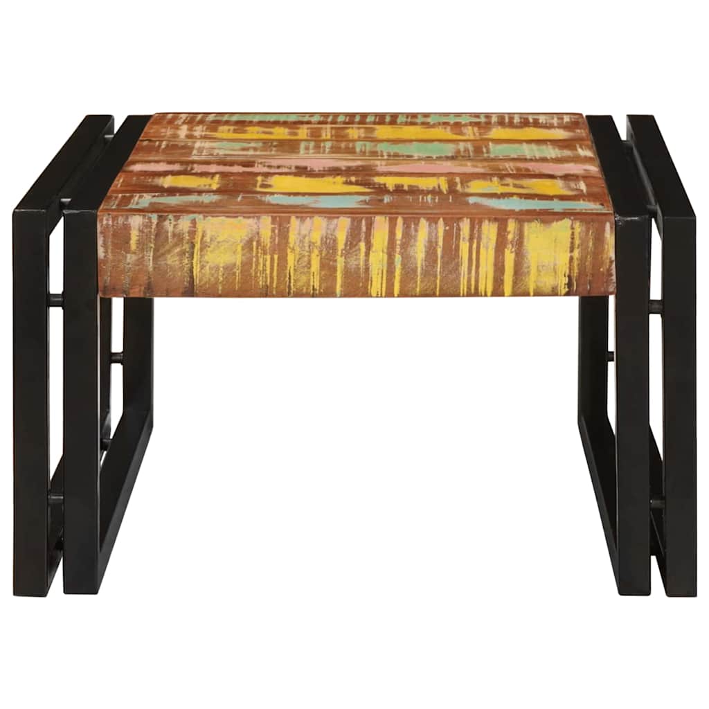 Badehylle med hylle 60 x 50 x 23 cm Massivt mangotre og jern