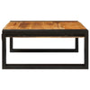 Badehylle med hylle 65 x 50 x 23 cm Massivt mangotre og jern