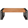 Badehylle med hylle 65 x 50 x 23 cm Massivt mangotre og jern