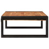 Badehylle med hylle 65 x 50 x 23 cm Massivt mangotre og jern