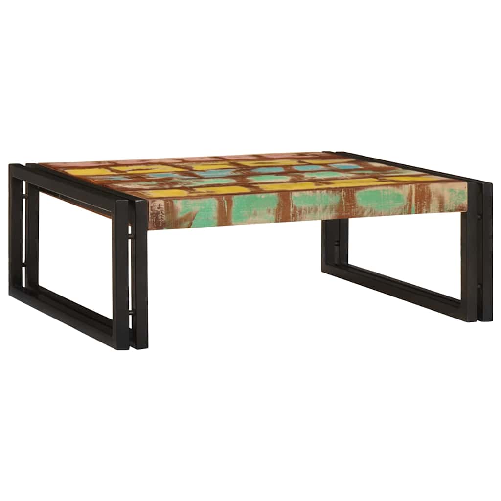 Badehylle Flerfarget 65 x 50 x 23 cm Massiv gjenbrukt treverk