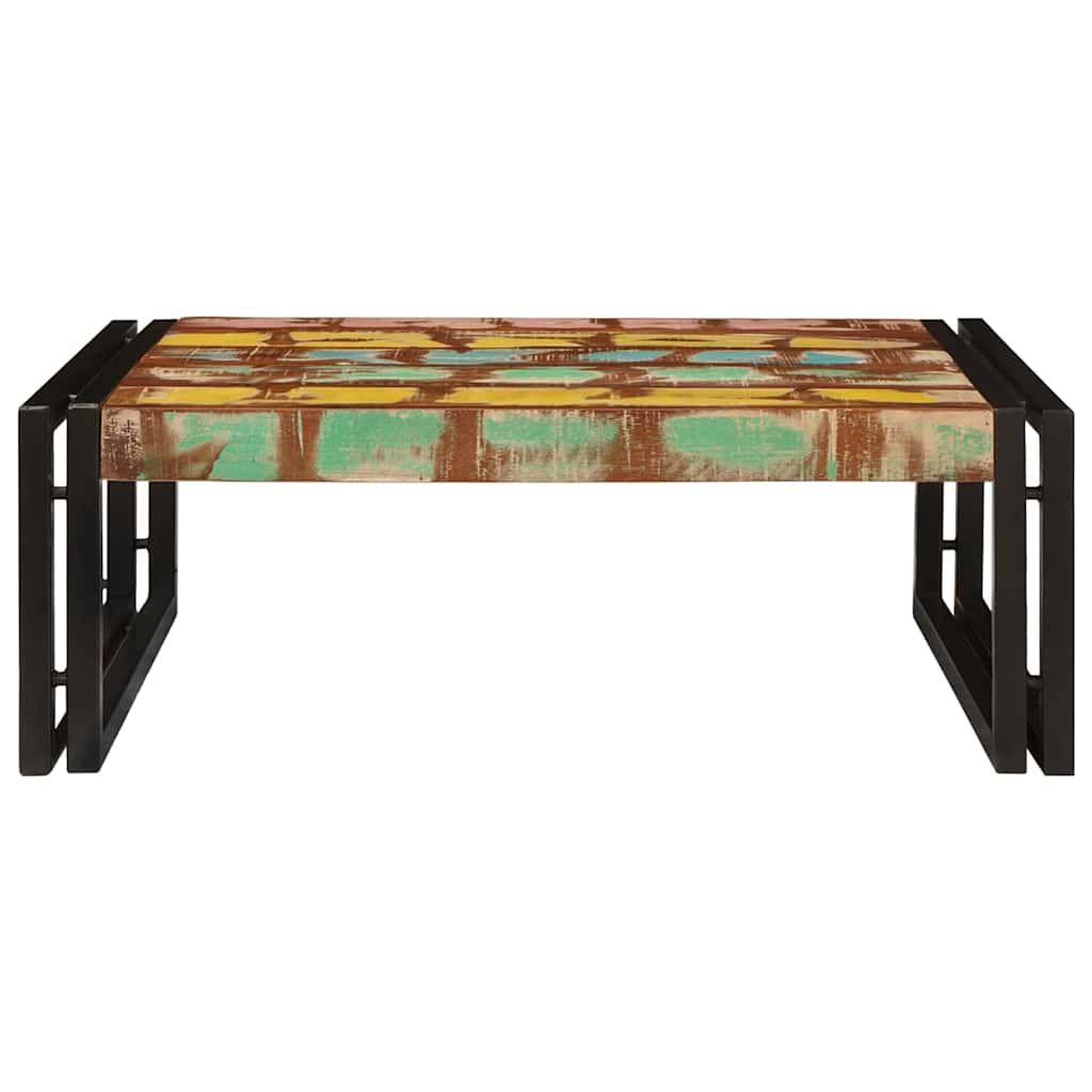 Badehylle med hylle 65 x 50 x 23 cm Massivt mangotre og jern