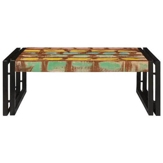 Badehylle Flerfarget 65 x 50 x 23 cm Massiv gjenbrukt treverk