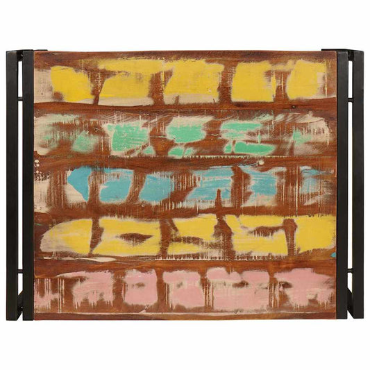 Badehylle Flerfarget 65 x 50 x 23 cm Massiv gjenbrukt treverk