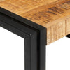 Badehylle med hylle 80 x 50 x 23 cm Massivt mangotre og jern