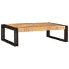 Badehylle med hylle 80 x 50 x 23 cm Massivt mangotre og jern