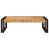 Badehylle med hylle 80 x 50 x 23 cm Massivt mangotre og jern
