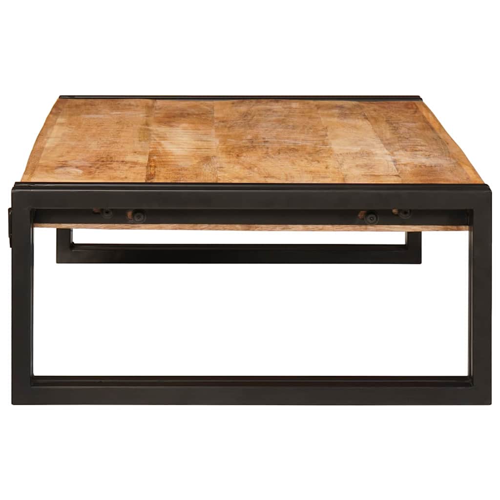 Badehylle med hylle 80 x 50 x 23 cm Massivt mangotre og jern