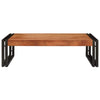 Badehylle med hylle 80 x 50 x 23 cm Massivt mangotre og jern