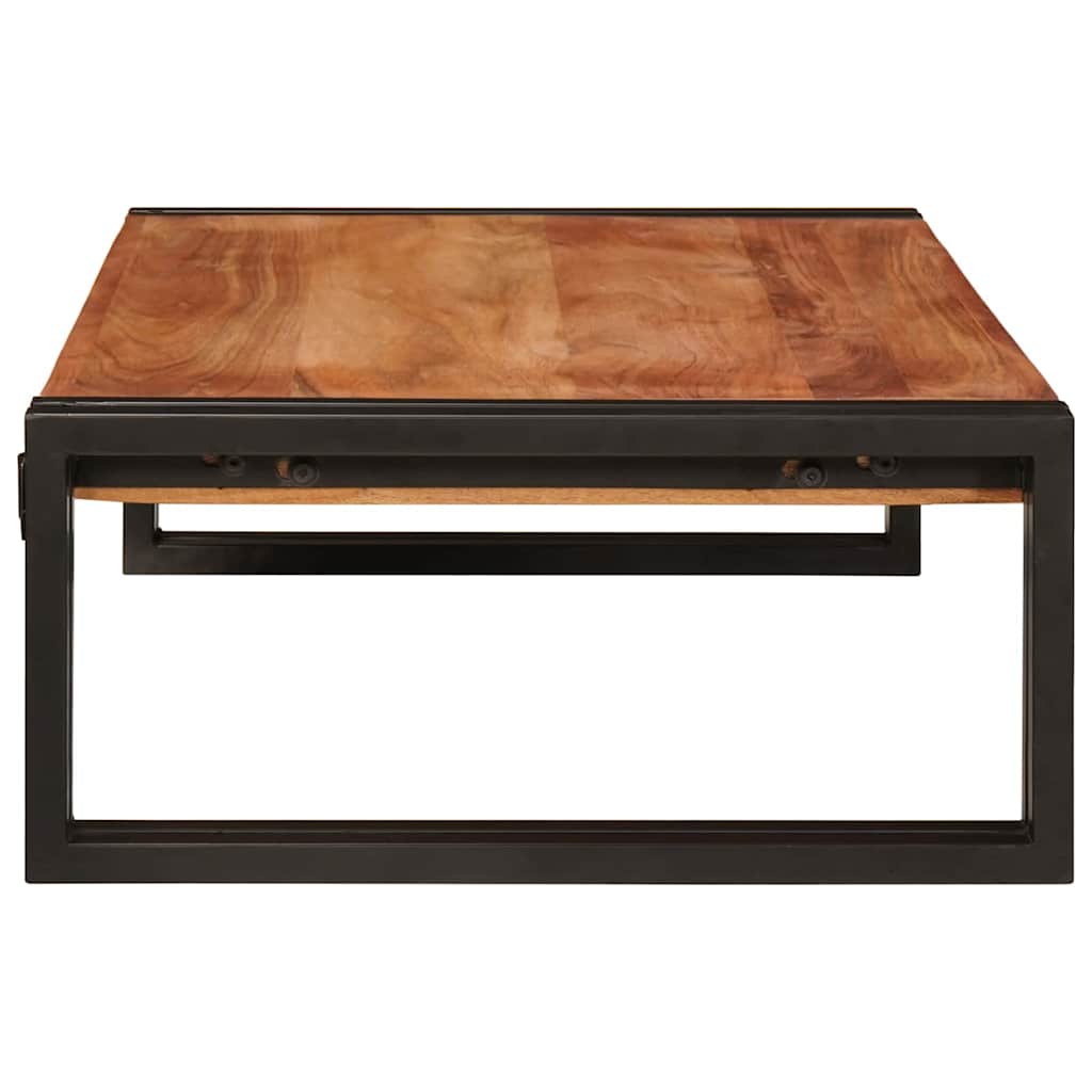 Badehylle med hylle 80 x 50 x 23 cm Massivt mangotre og jern
