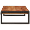 Badehylle med hylle 80 x 50 x 23 cm Massivt mangotre og jern