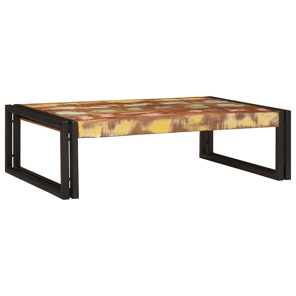 Badehylle med hylle 80 x 50 x 23 cm Massivt mangotre og jern