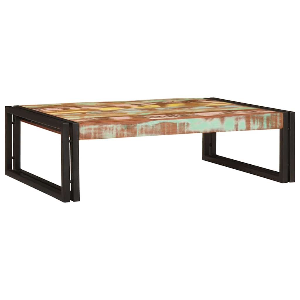 Badehylle med hylle 80 x 50 x 23 cm Massivt mangotre og jern
