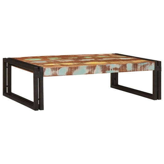 Badehylle Flerfarget 80 x 50 x 23 cm Massiv gjenbrukt treverk