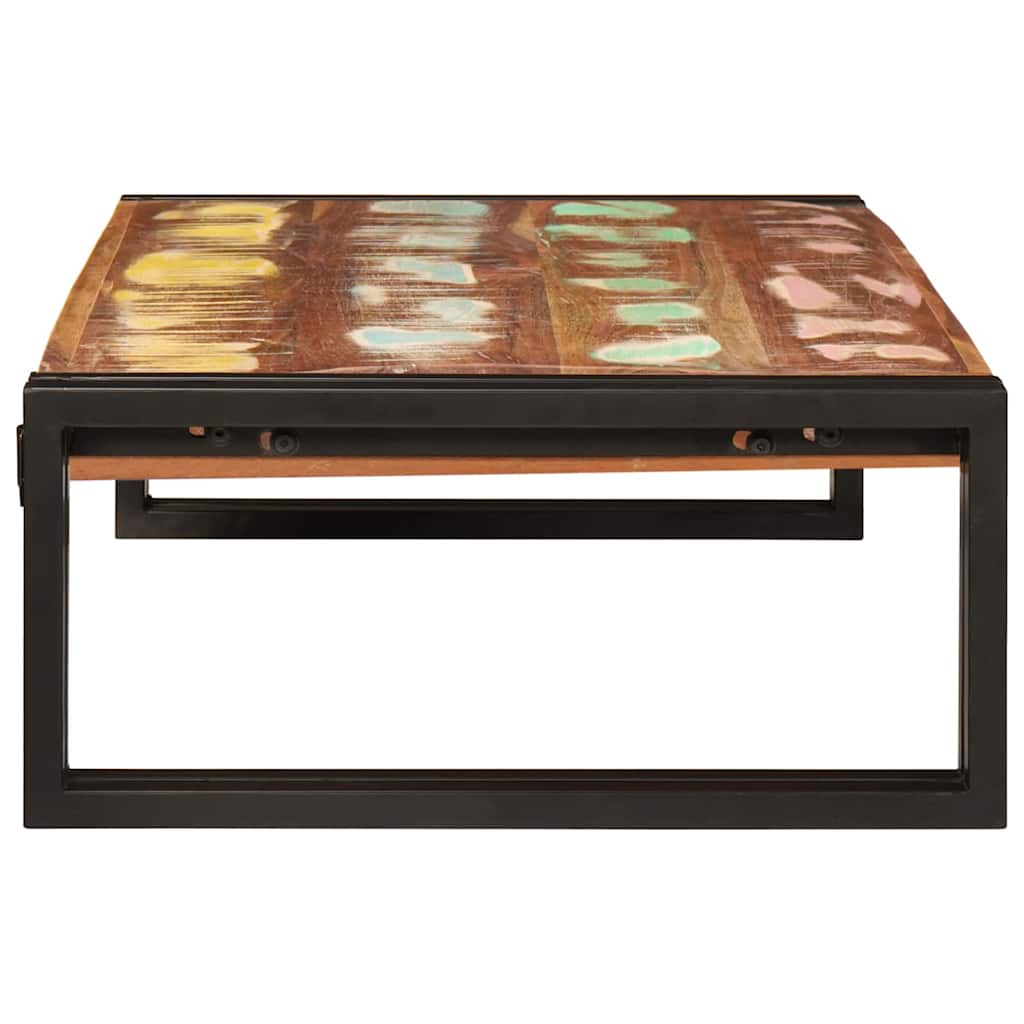 Badehylle med hylle 80 x 50 x 23 cm Massivt mangotre og jern