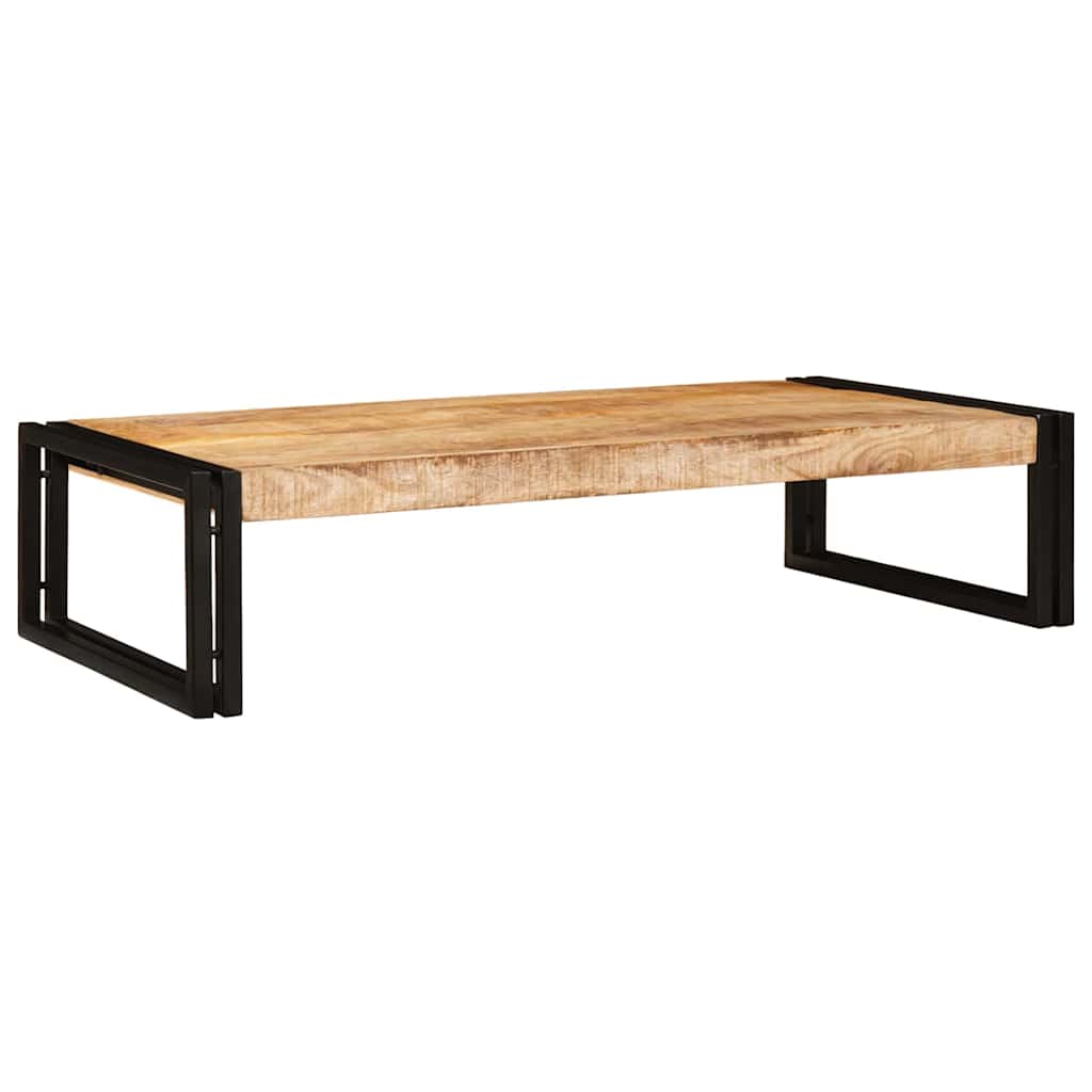 Badehylle med hylle 100 x 50 x 23 cm Massivt mangotre og jern