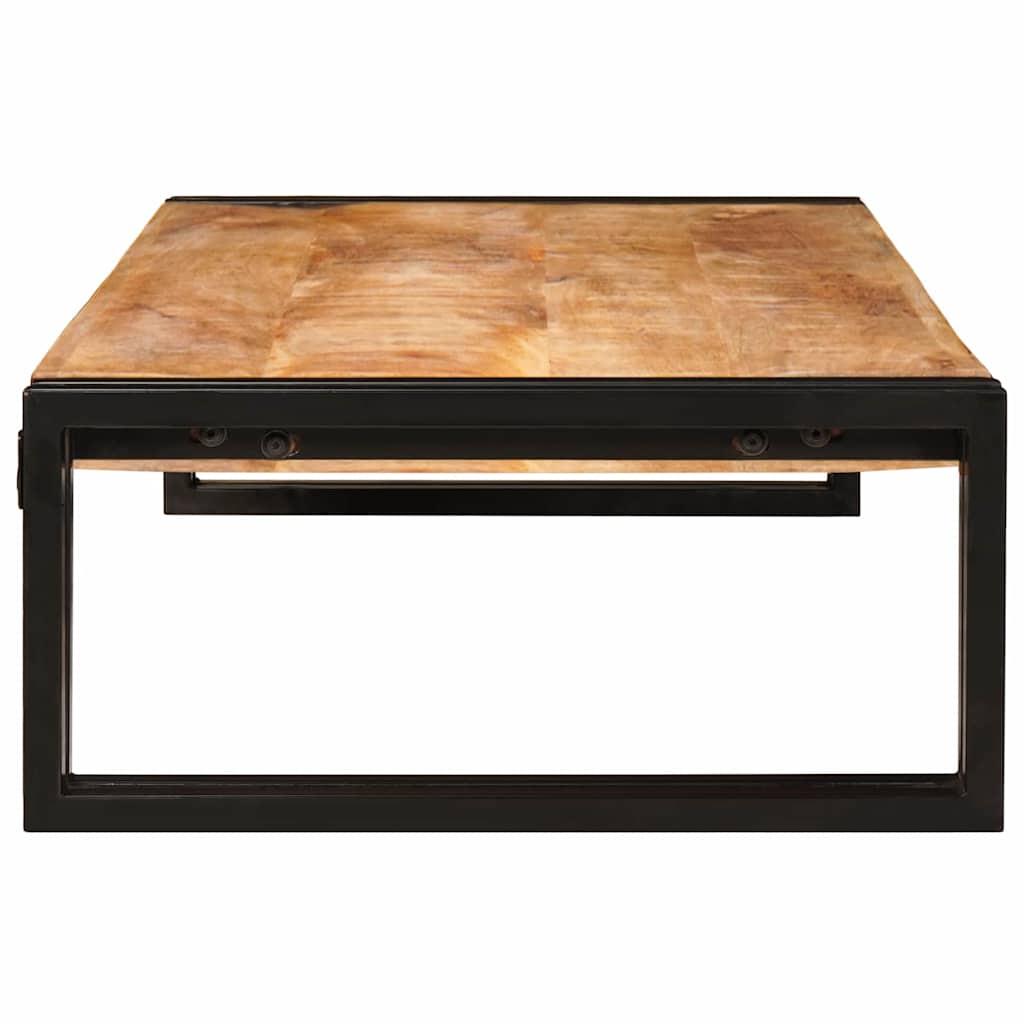 Badehylle med hylle 100 x 50 x 23 cm Massivt mangotre og jern