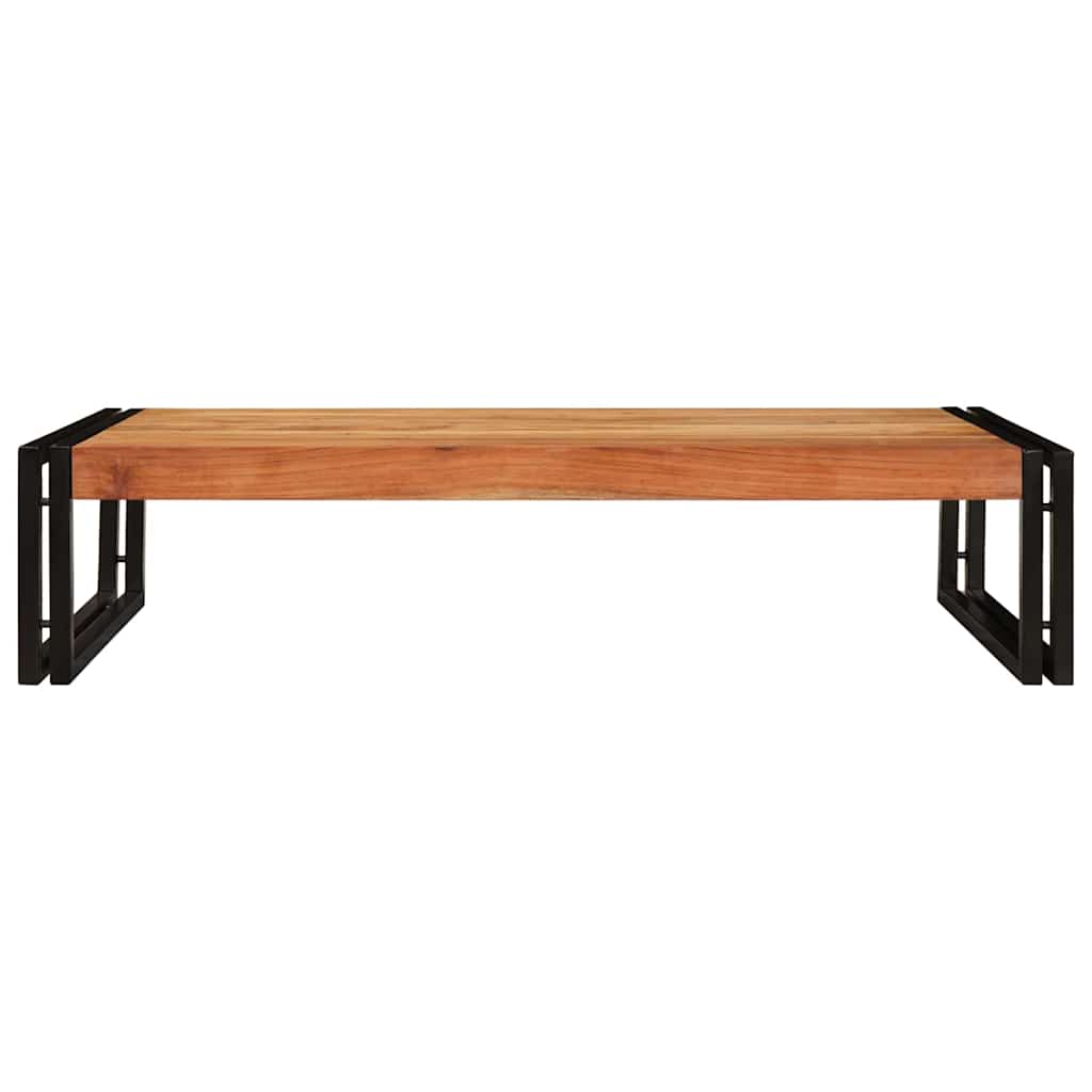 Badehylle med hylle 100 x 50 x 23 cm Massivt mangotre og jern
