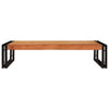 Badehylle med hylle 100 x 50 x 23 cm Massivt mangotre og jern