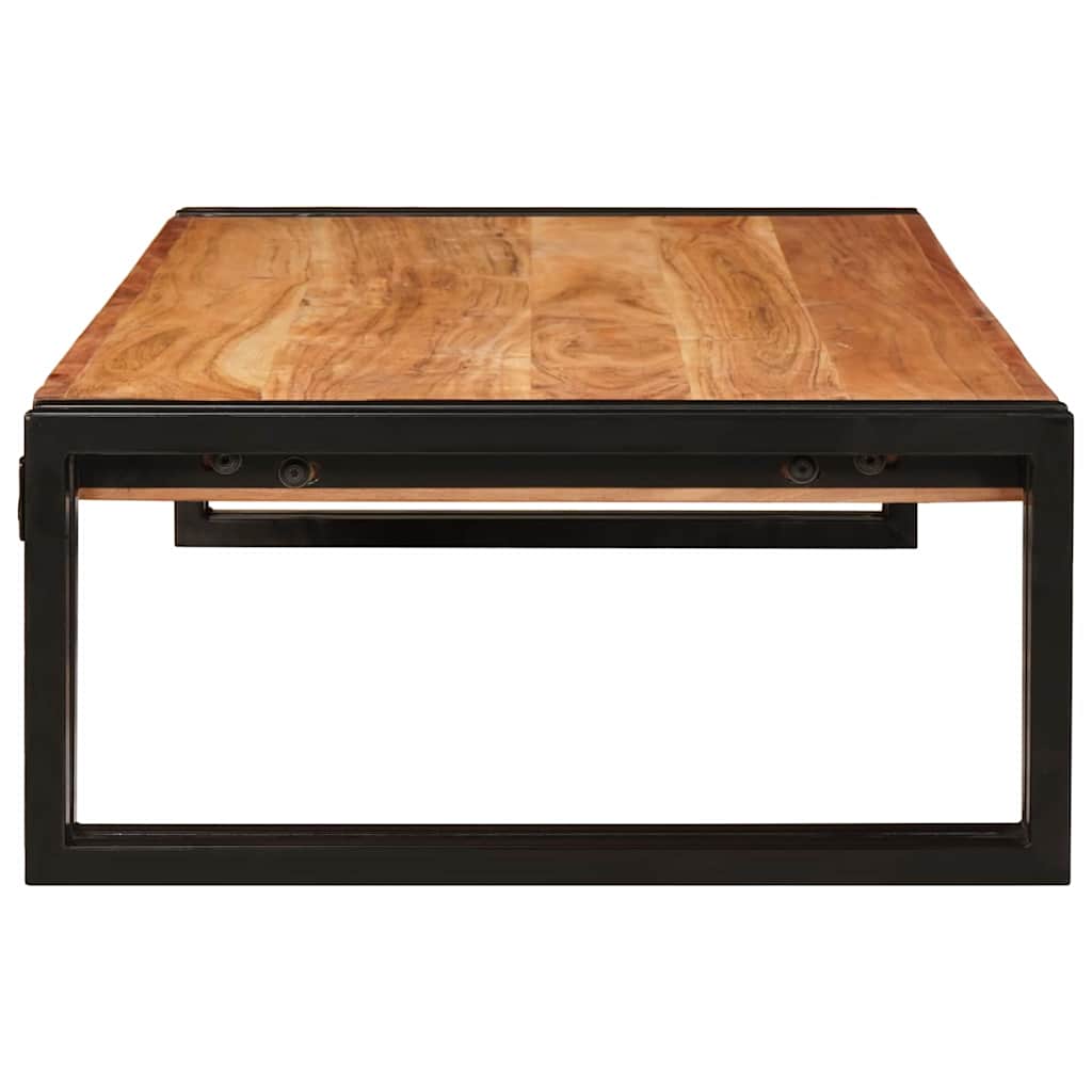 Badehylle med hylle 100 x 50 x 23 cm Massivt mangotre og jern