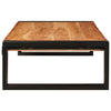 Badehylle med hylle 100 x 50 x 23 cm Massivt mangotre og jern