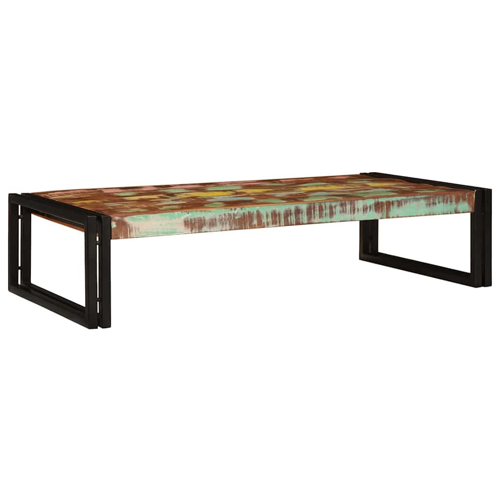 Badehylle med hylle 100 x 50 x 23 cm Massivt mangotre og jern