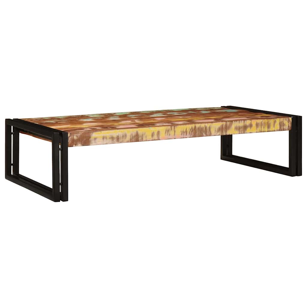 Badehylle med hylle 100 x 50 x 23 cm Massivt mangotre og jern
