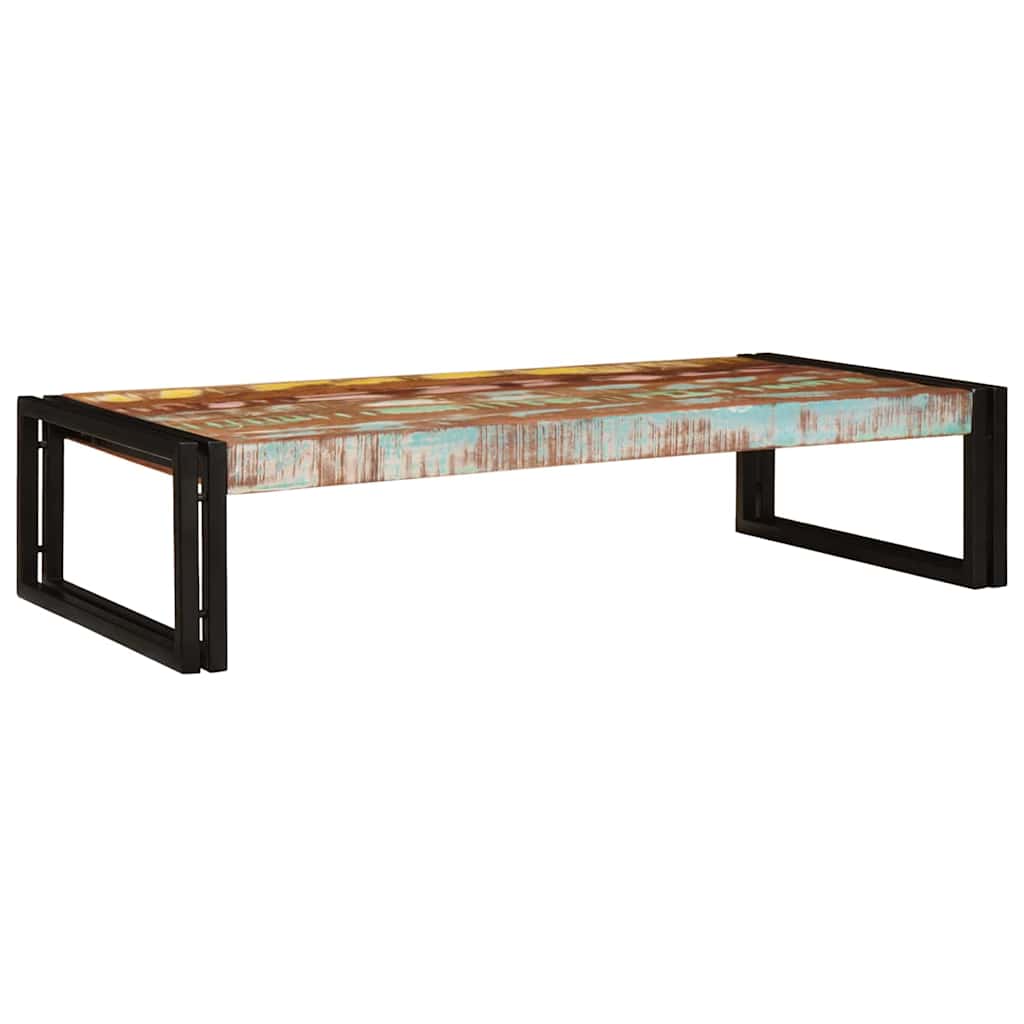 Badehylle med hylle 100 x 50 x 23 cm Massivt mangotre og jern