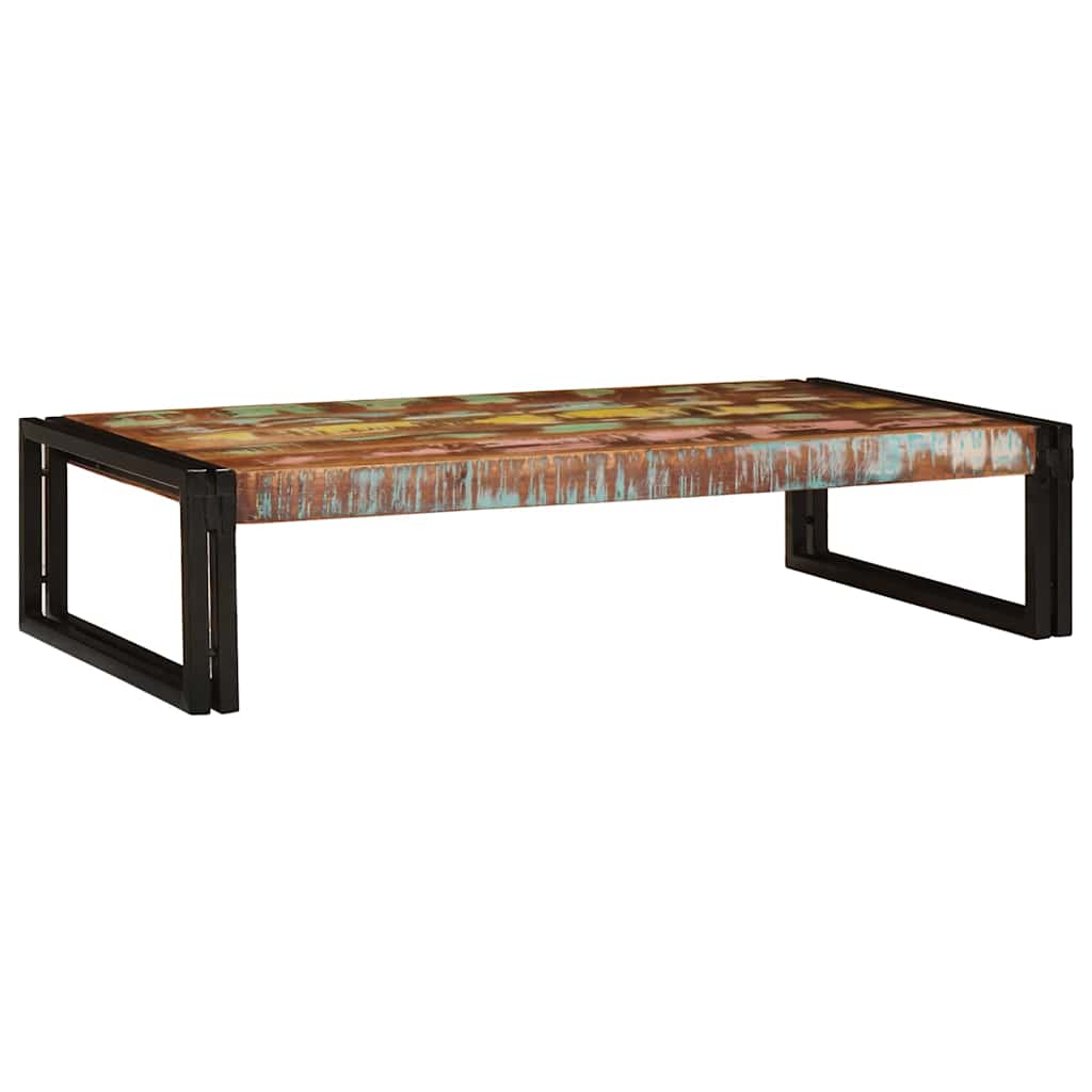 Badehylle Flerfarget 100 x 50 x 23 cm Massiv gjenbrukt treverk