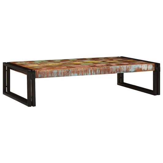Badehylle Flerfarget 100 x 50 x 23 cm Massiv gjenbrukt treverk