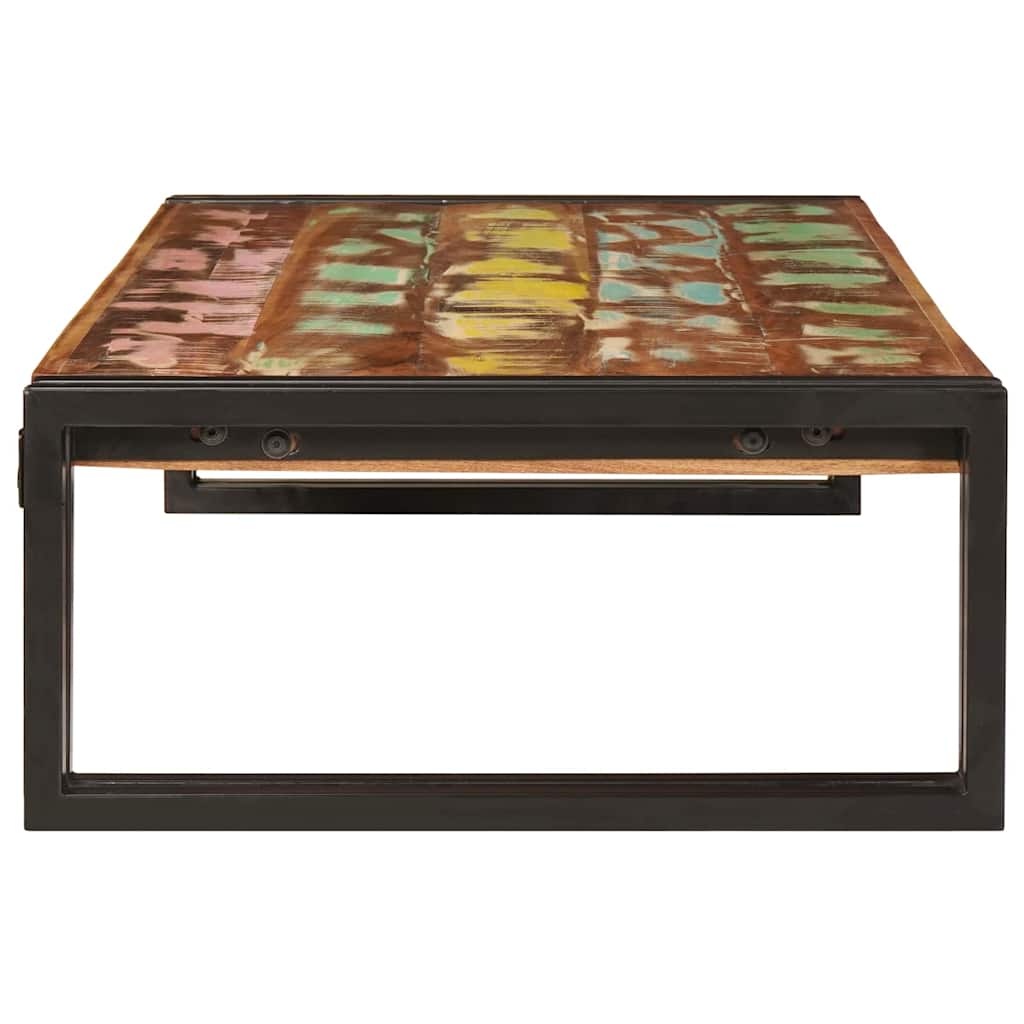 Badehylle Flerfarget 100 x 50 x 23 cm Massiv gjenbrukt treverk