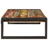 Badehylle med hylle 100 x 50 x 23 cm Massivt mangotre og jern