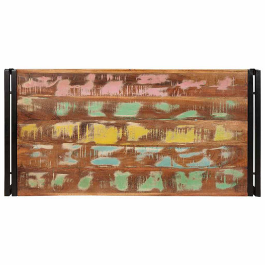 Badehylle Flerfarget 100 x 50 x 23 cm Massiv gjenbrukt treverk