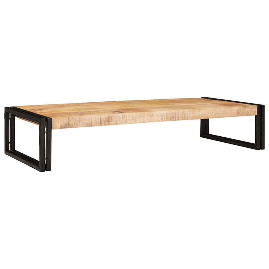 Badehylle med hylle 120 x 50 x 23 cm Massivt mangotre og jern