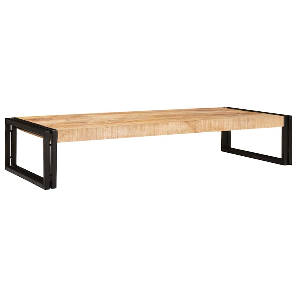 Badehylle med hylle 120 x 50 x 23 cm Massivt mangotre og jern