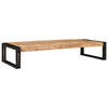 Badehylle med hylle 120 x 50 x 23 cm Massivt mangotre og jern