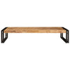 Badehylle med hylle 120 x 50 x 23 cm Massivt mangotre og jern
