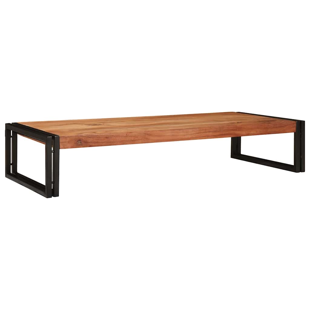 Badehylle med hylle 120 x 50 x 23 cm Massivt mangotre og jern