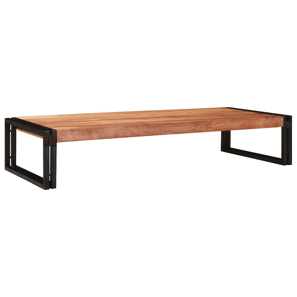 Badehylle med hylle 120 x 50 x 23 cm Massivt mangotre og jern