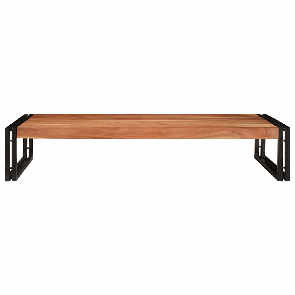 Badehylle med hylle 120 x 50 x 23 cm Massivt mangotre og jern