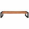 Badehylle med hylle 120 x 50 x 23 cm Massivt mangotre og jern