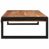 Badehylle med hylle 120 x 50 x 23 cm Massivt mangotre og jern