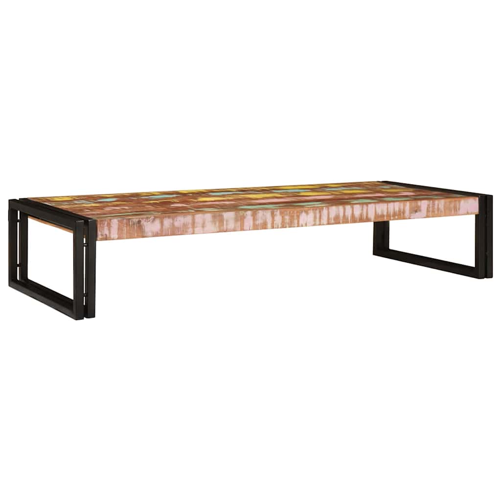 Badehylle med hylle 120 x 50 x 23 cm Massivt mangotre og jern
