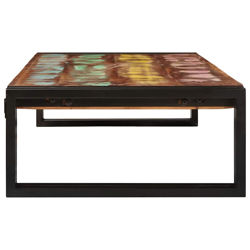 Badehylle med hylle 120 x 50 x 23 cm Massivt mangotre og jern