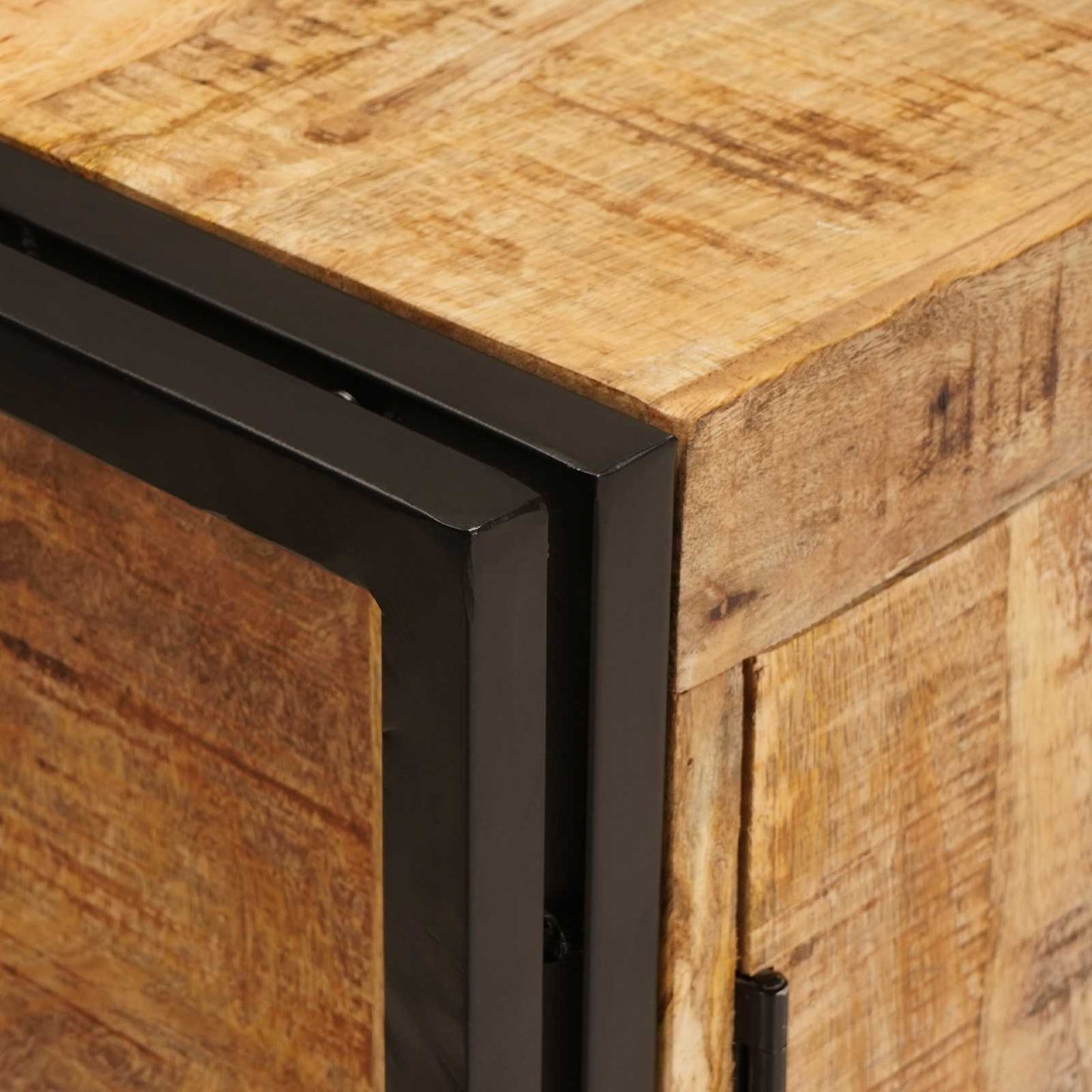 Vaskeskap med hylle Brun 71 x 33 x 58 cm Massiv mango tre