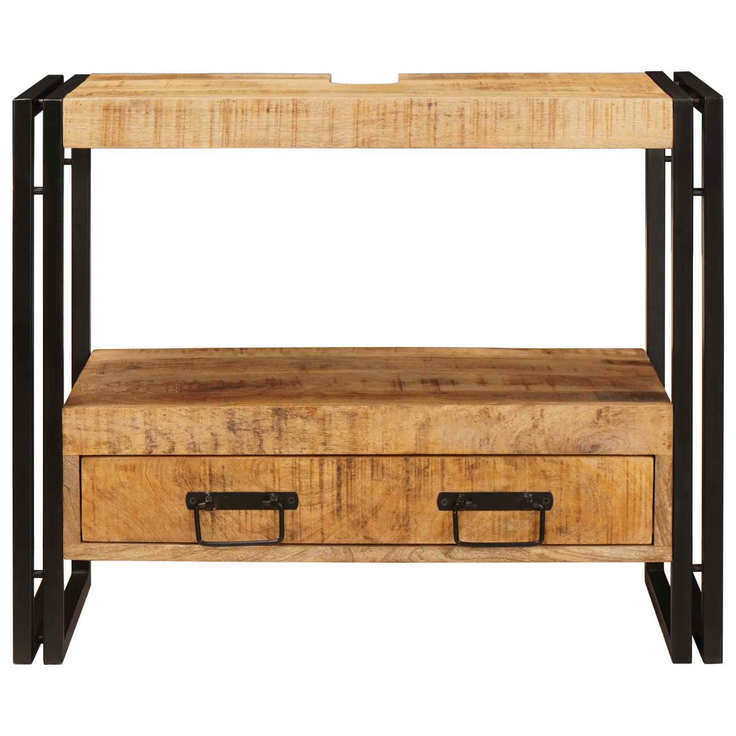 Sminkeskap med skuff Brun 71 x 33 x 58 cm Massiv mango tre