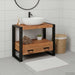 Sminkeskap med skuff Brun 71 x 33 x 58 cm Solid akasietre
