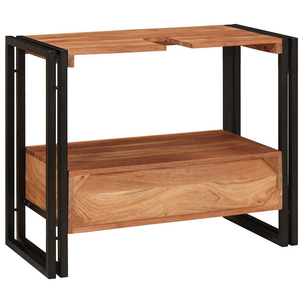 Sminkeskap med skuff Brun 71 x 33 x 58 cm Solid akasietre