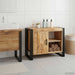 Vaskeskap med hylle Brun 71 x 33 x 58 cm Massiv mango tre