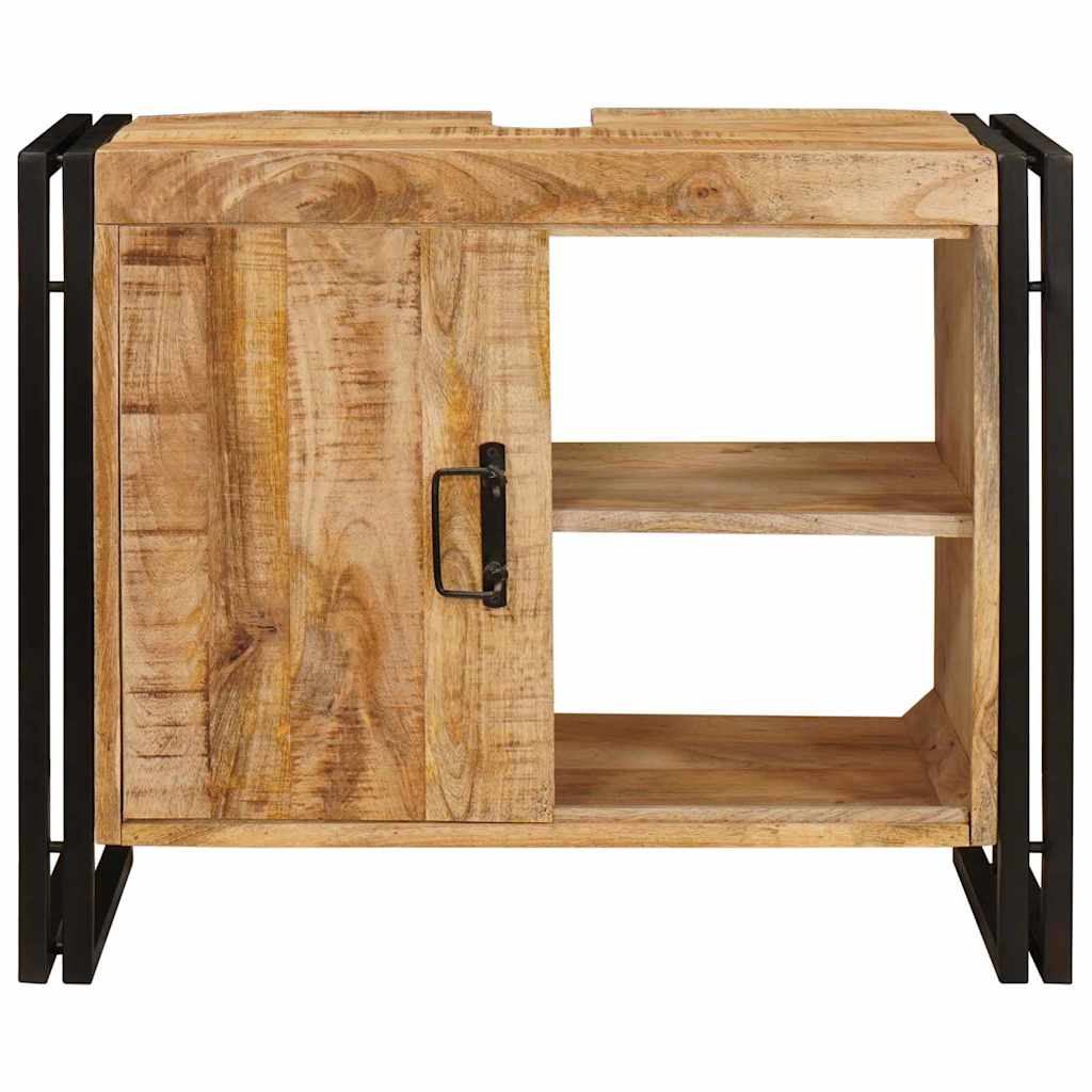 Vaskeskap med hylle Brun 71 x 33 x 58 cm Massiv mango tre